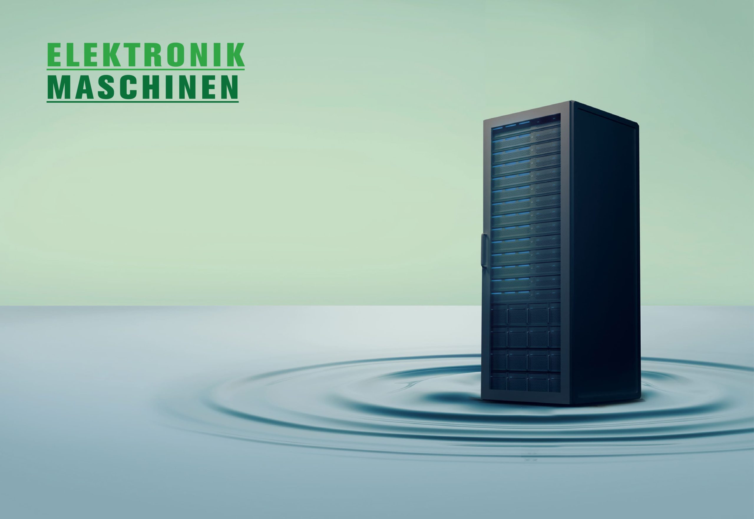 Server als Motiv für Elektronik und Maschinen im Corporate Design Finanzdienstleister der DENIZ Versicherungsagentur – umgesetzt von Corporate Designer Freelancer.