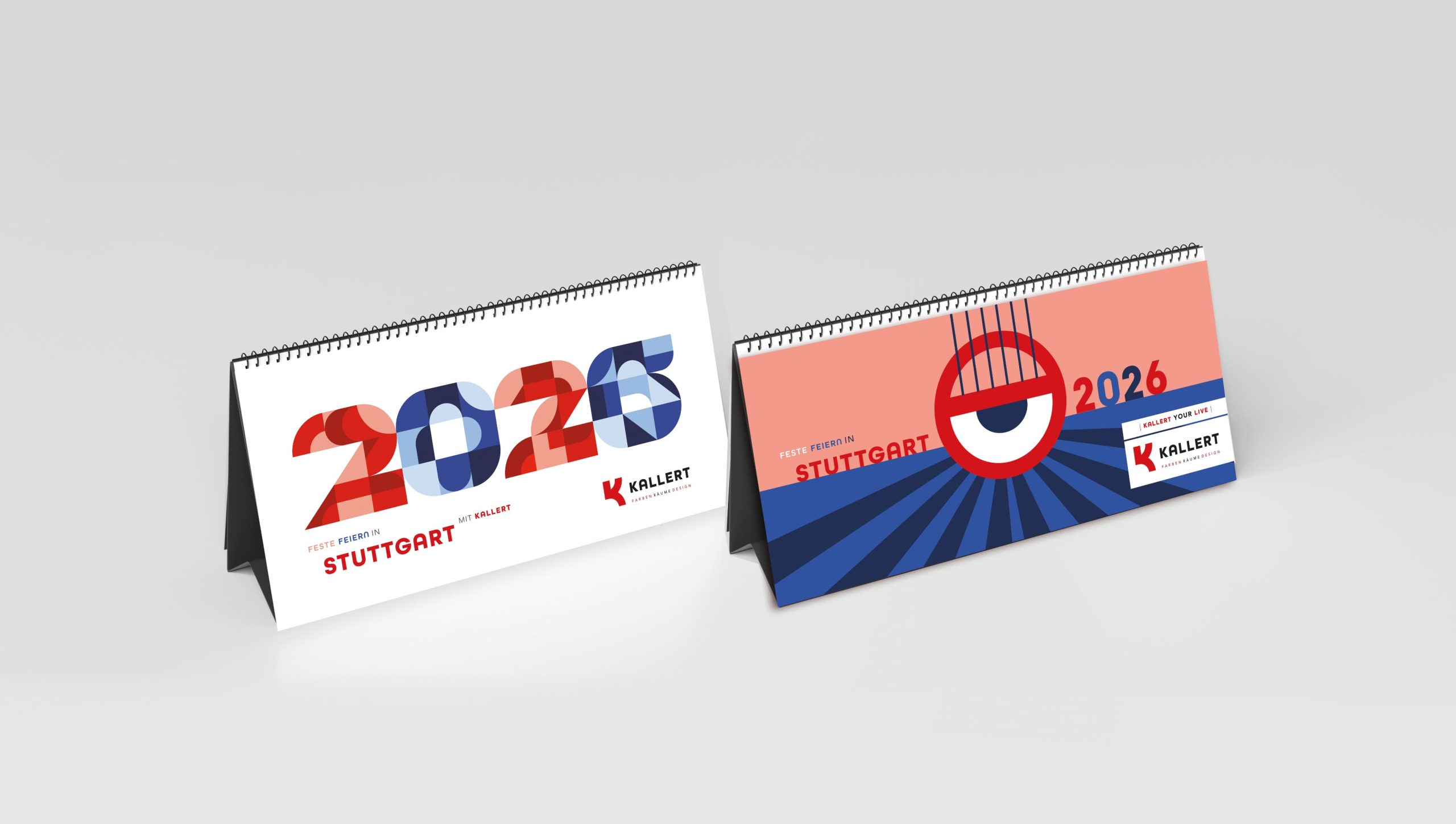 Giveaway-Kalender für den Kallert Malerbetrieb in Stuttgart – Corporate Design Handwerk und Branding Handwerksunternehmen für einen einheitlichen Markenauftritt.